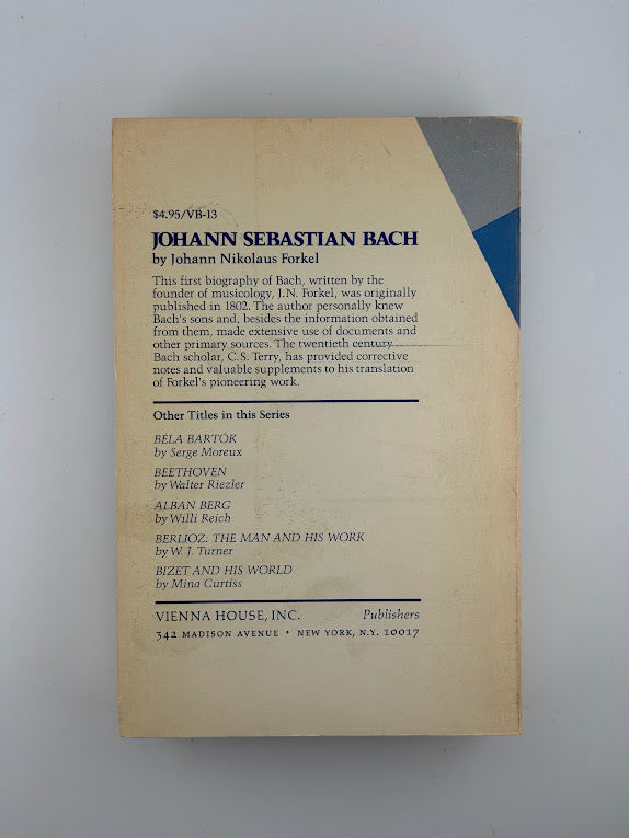 Johann Sebastian Bach by Johann Nikolaus Forkel