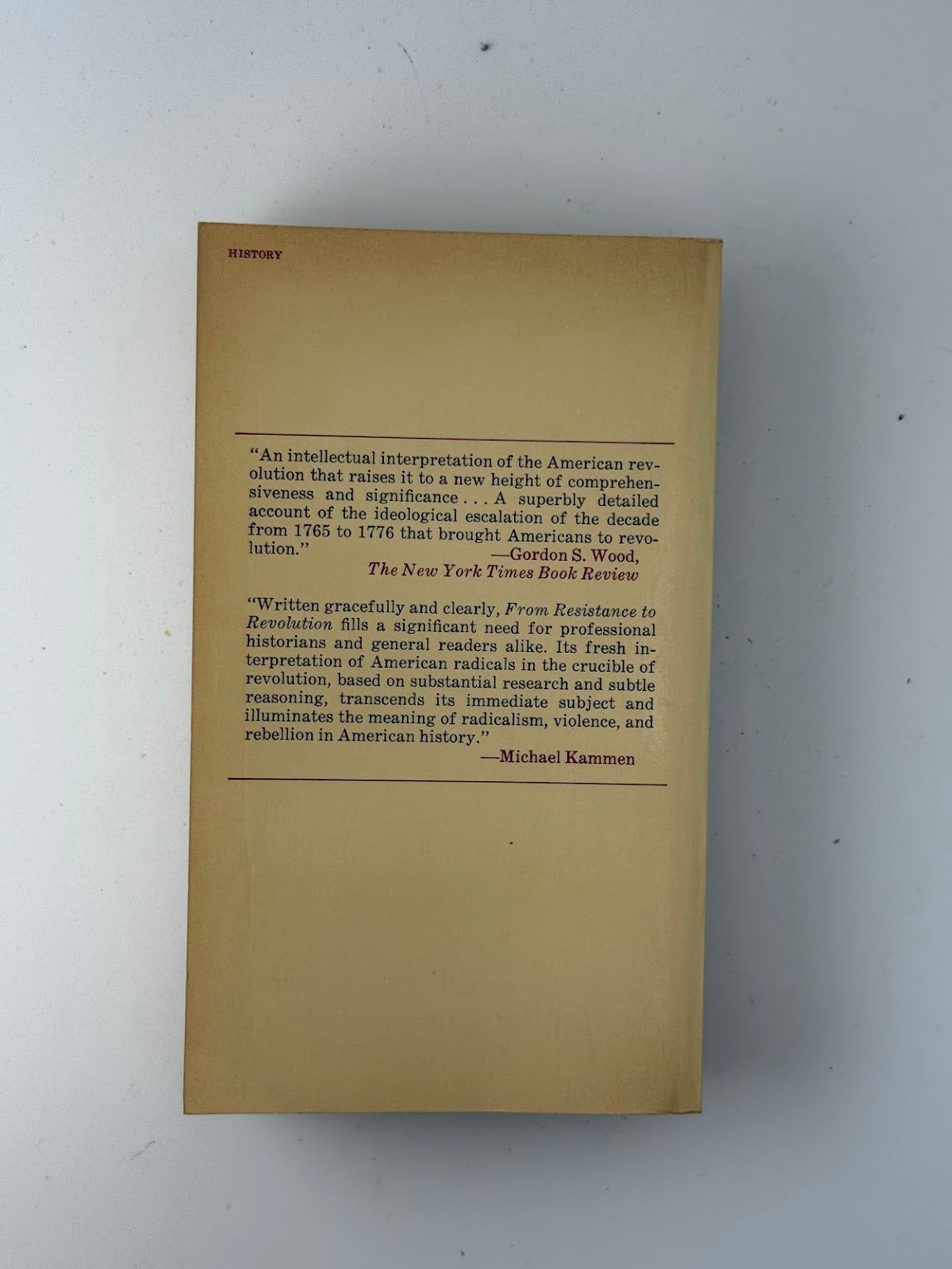 From Resistance to Revolution by Pauline Maier