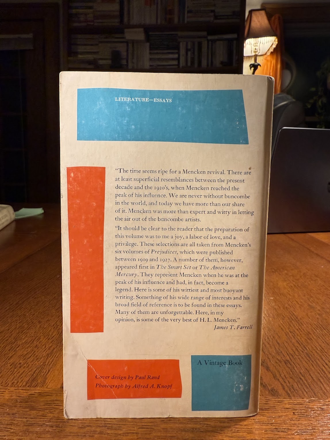 Prejudices: A Selection by H.L. Mencken