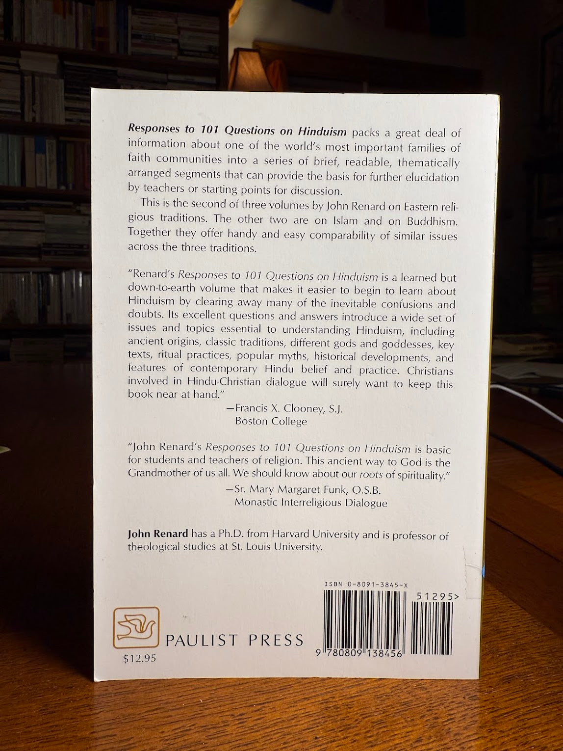Responses to 101 Questions on Hinduism by John Renard