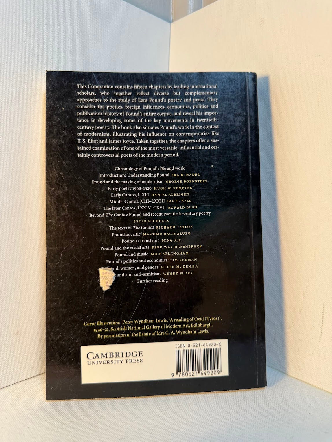 The Cambridge Companion to Ezra Pound