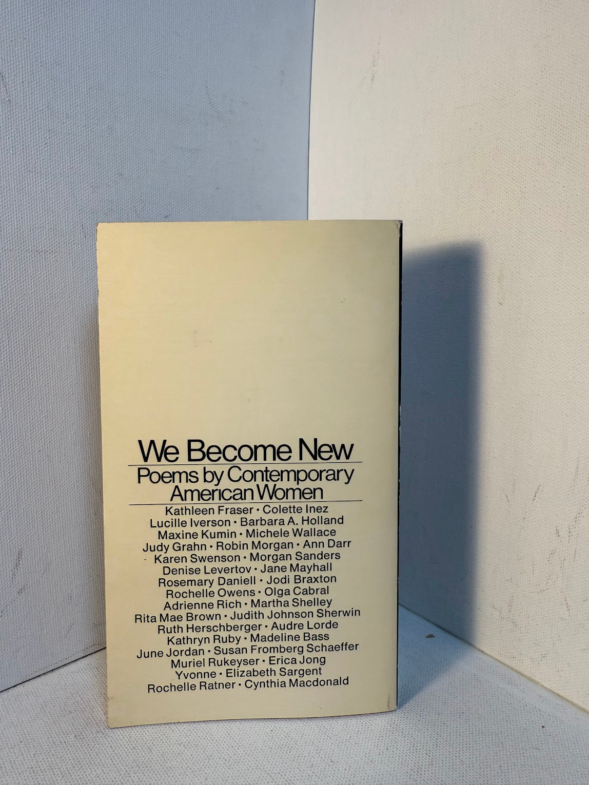 We Become New - Poems by Contemporary American Women