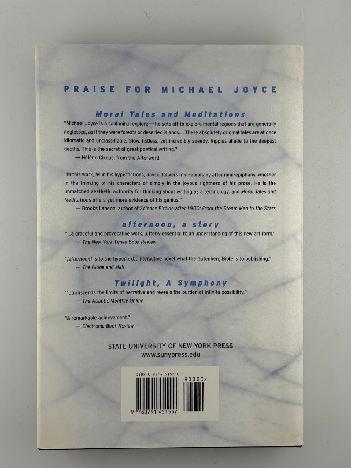 Moral Tales and Meditations by Michael Joyce