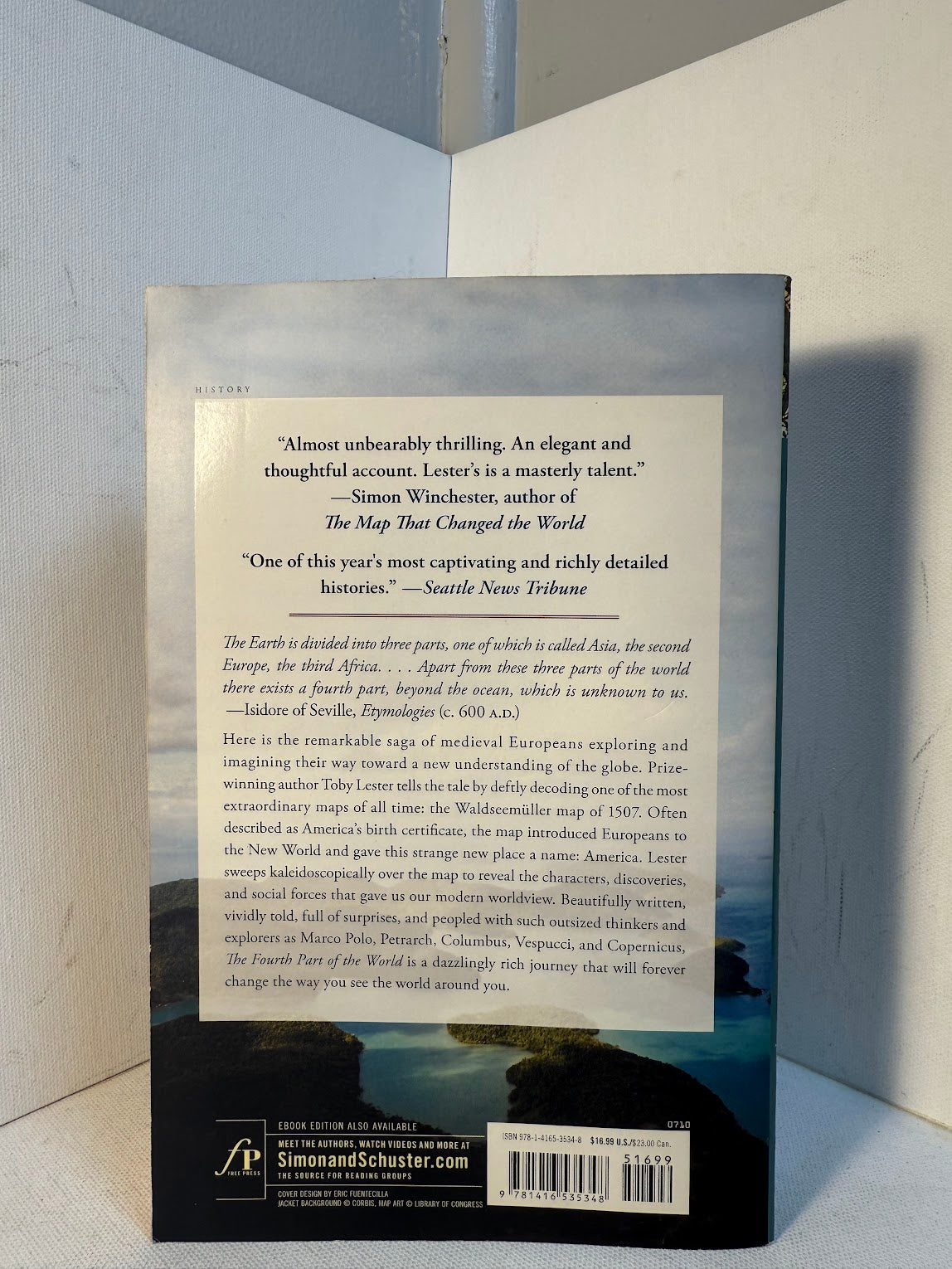 The Fourth Part of the World by Toby Lester