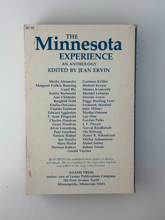 The Minnesota Experience An Anthology