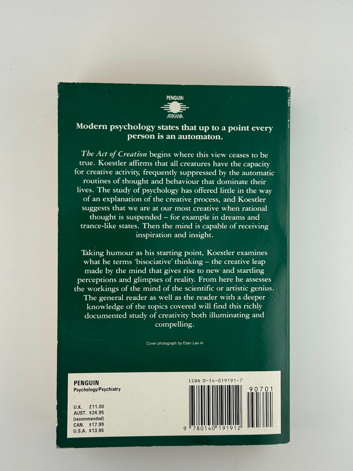 The Act of Creation by Arthur Koestler
