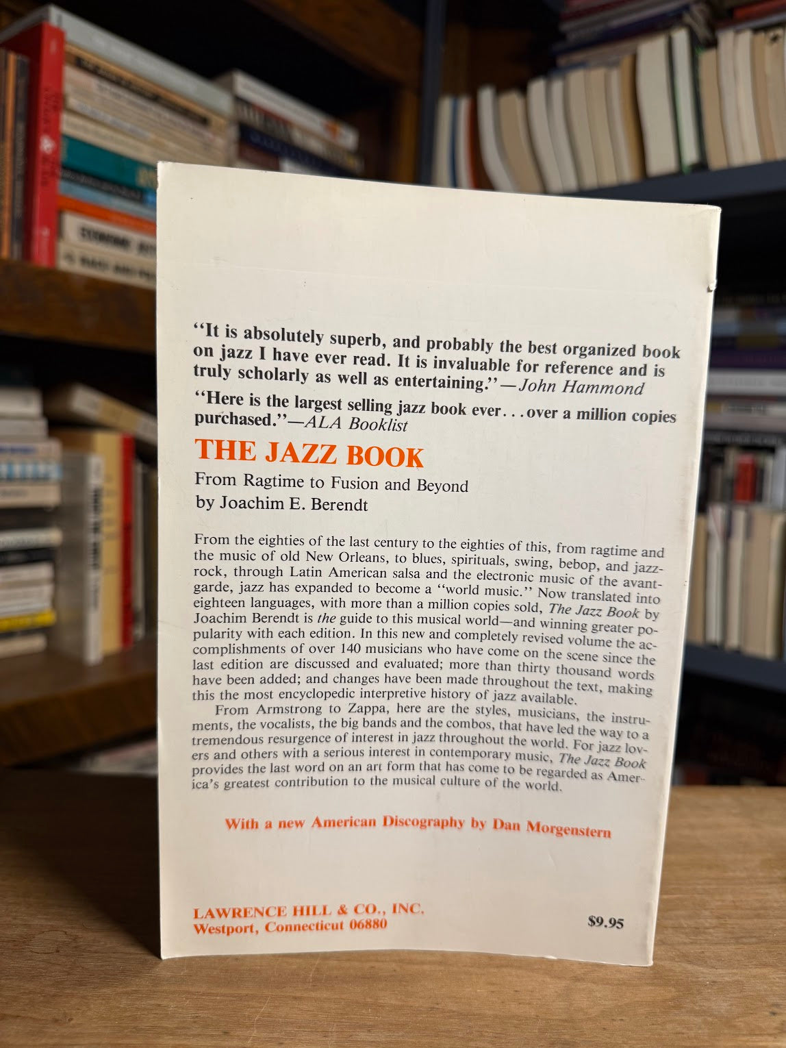 The Jazz Book from Ragtime to Fusion and Beyond by Joachim E. Berendt