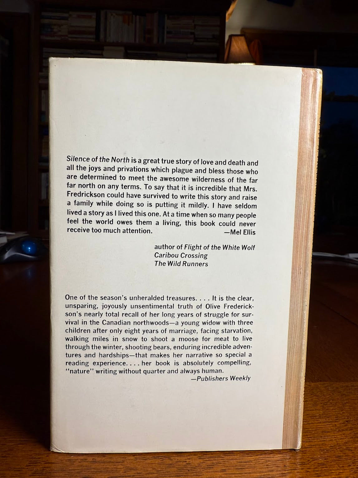 The Silence of the North by Olive A. Fredrickson with Ben East