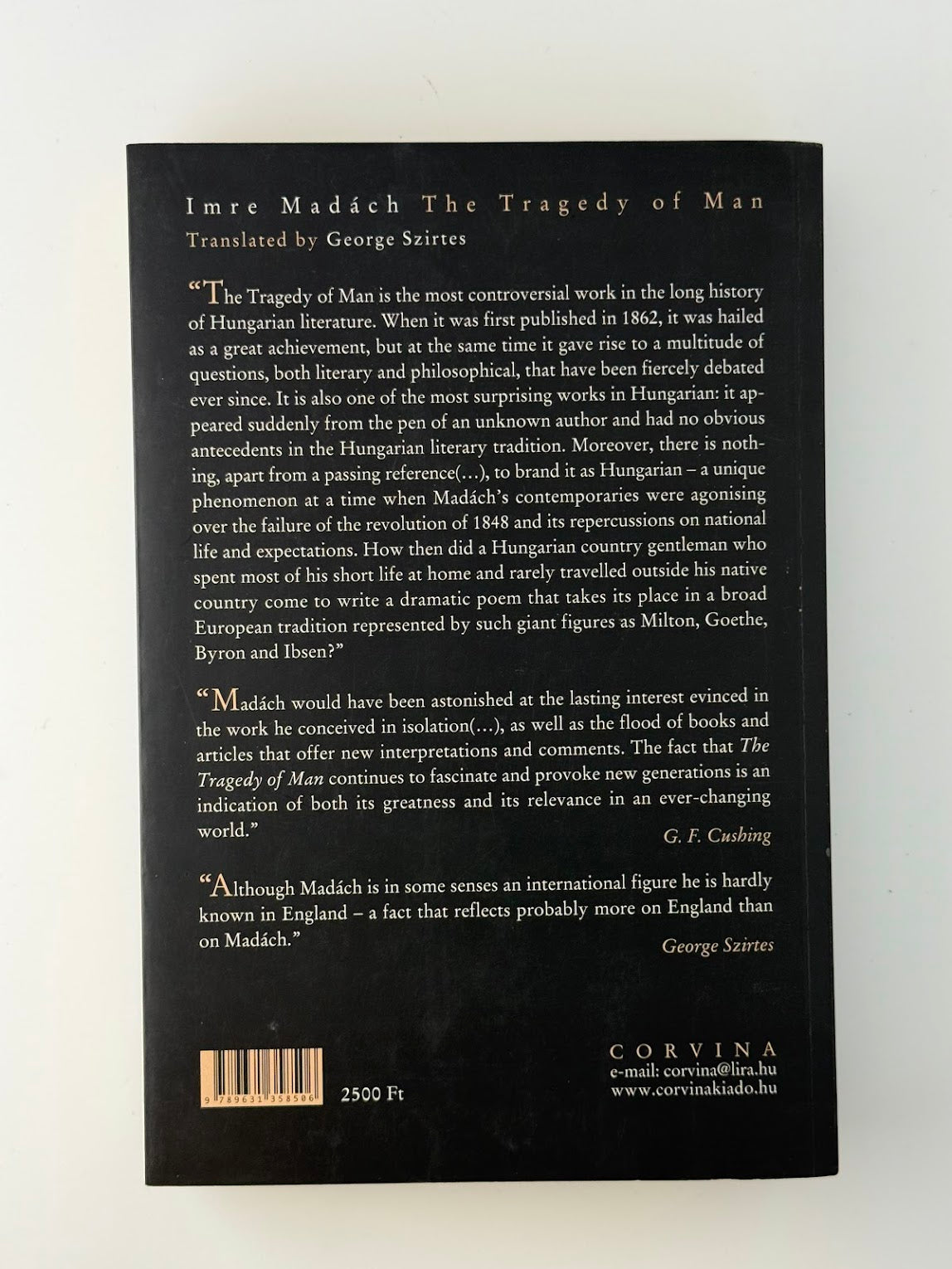 The Tragedy of Man by Imre Madach