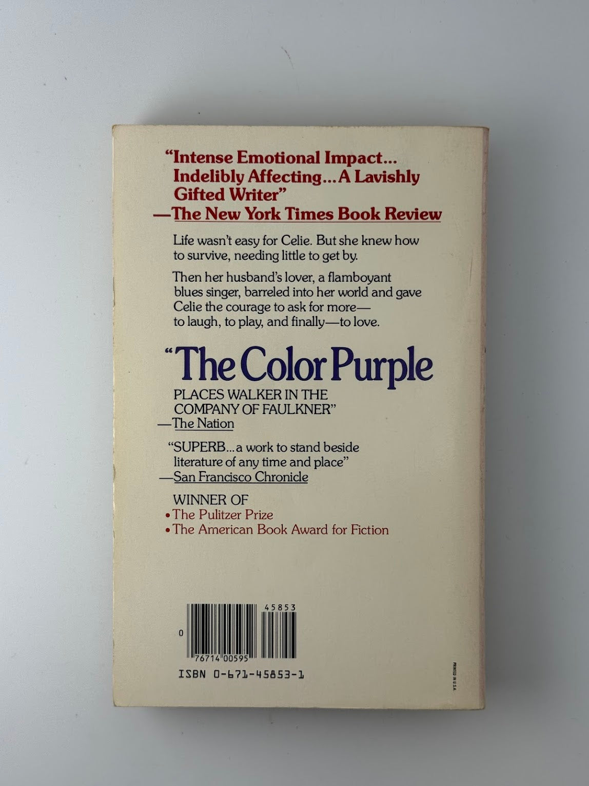 The Color Purple by Alice Walker