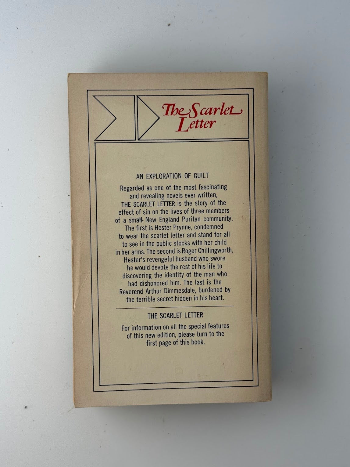 The Scarlet Letter by Nathaniel Hawthorne