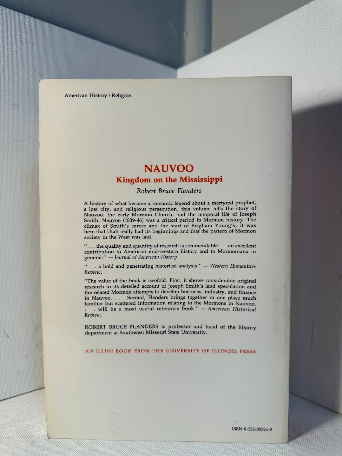 Nauvoo - Kingdom on the Mississippi by Robert Bruce Flanders