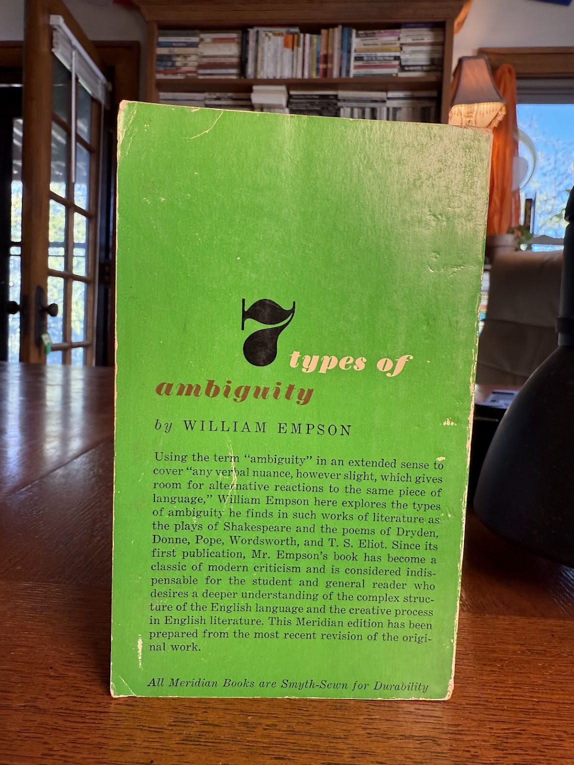 7 Types of Ambiguity by William Empson