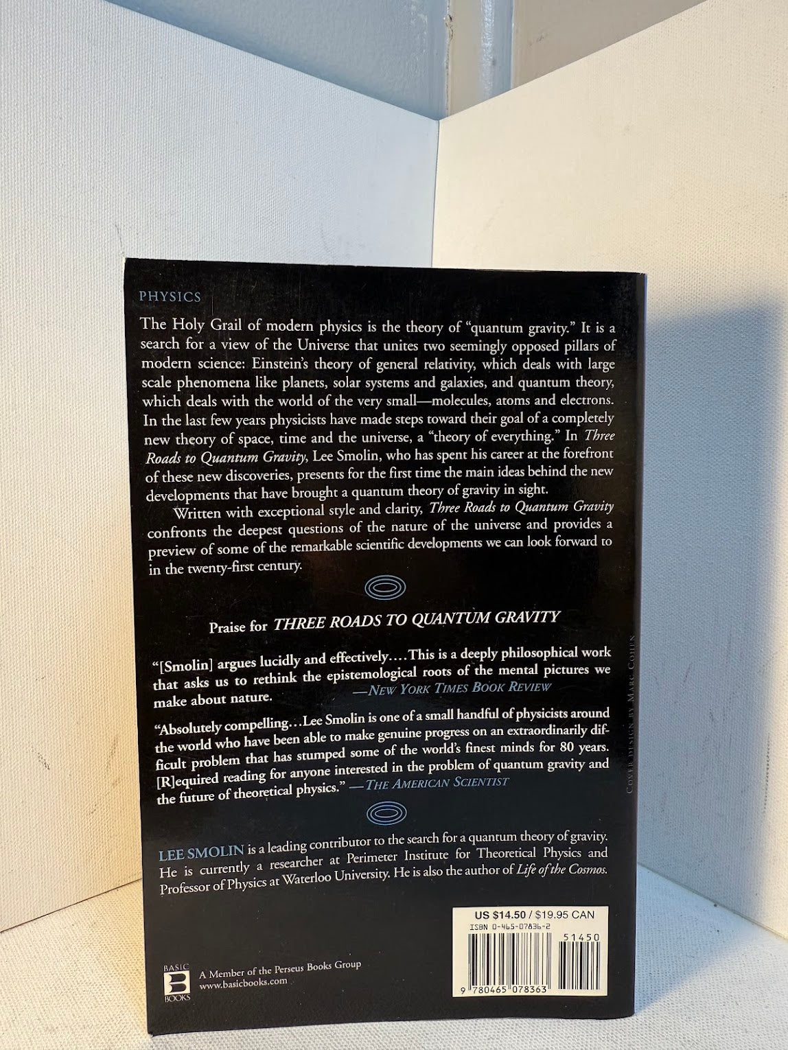Three Roads to Quantum Gravity by Lee Smolin