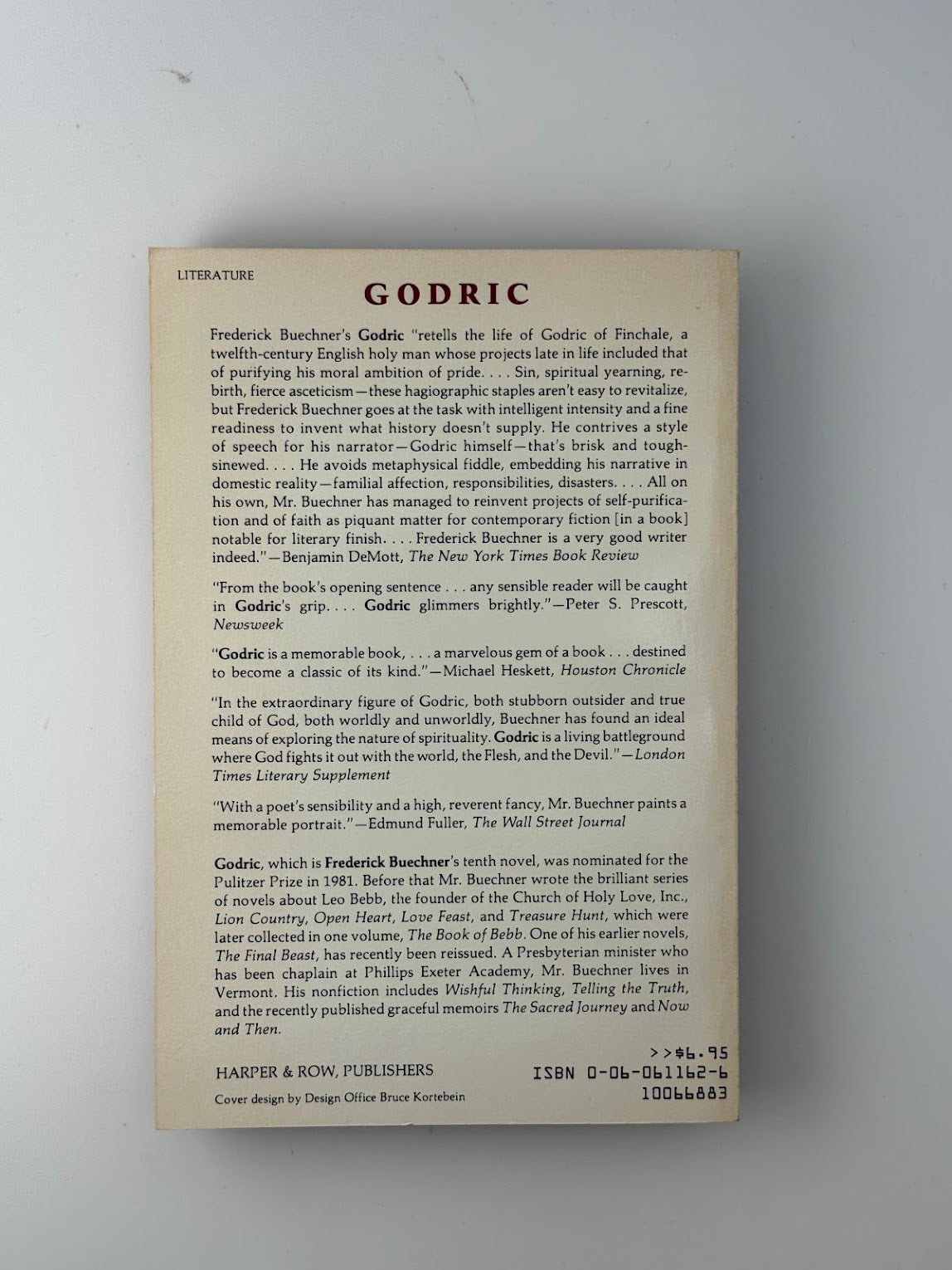 Godric by Frederick Buechner