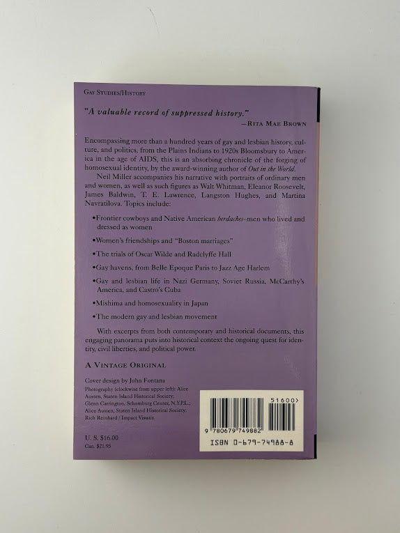 Out of the Past - Gay and Lesbian History from 1869 to the Present by Neil Miller