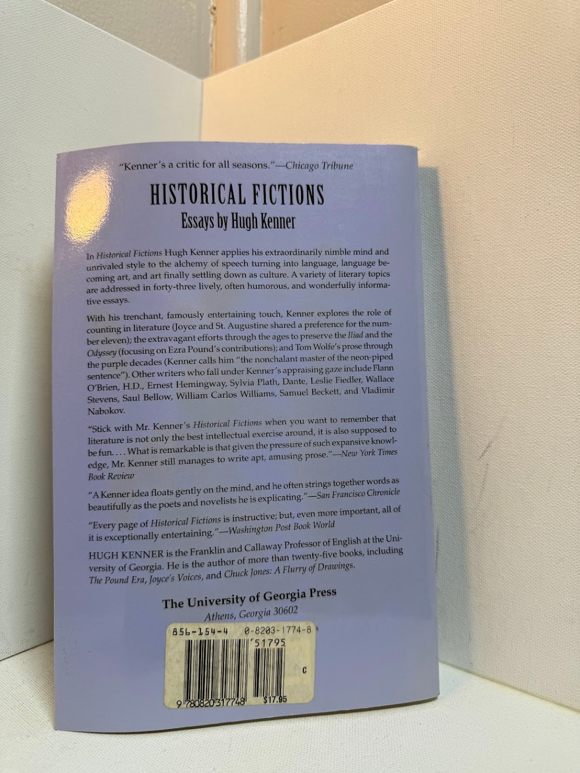 Historical Fictions by Hugh Kenner