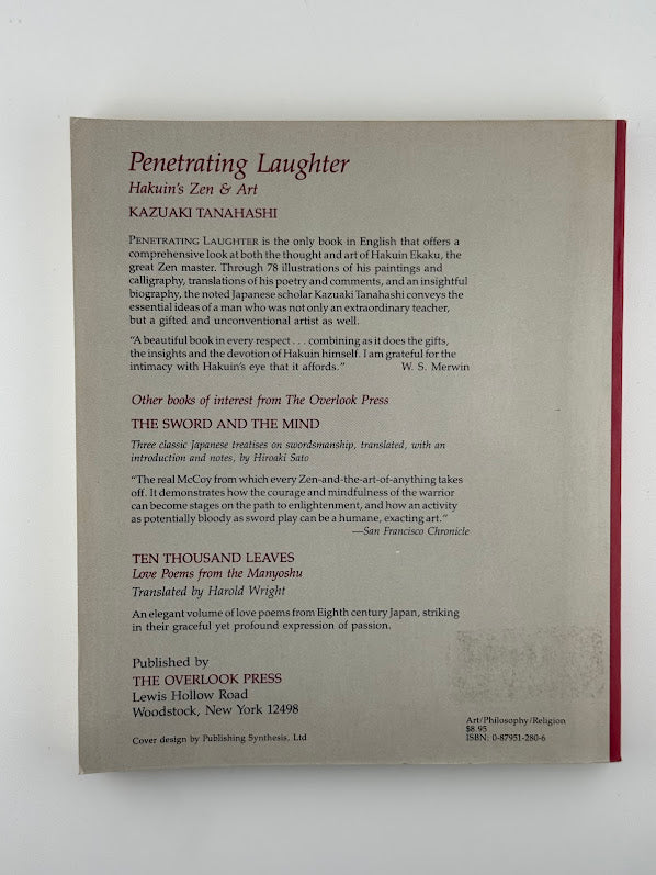 Penetrating Laughter - Hakuin's Zen & Art by Kazuaki Tanahashi