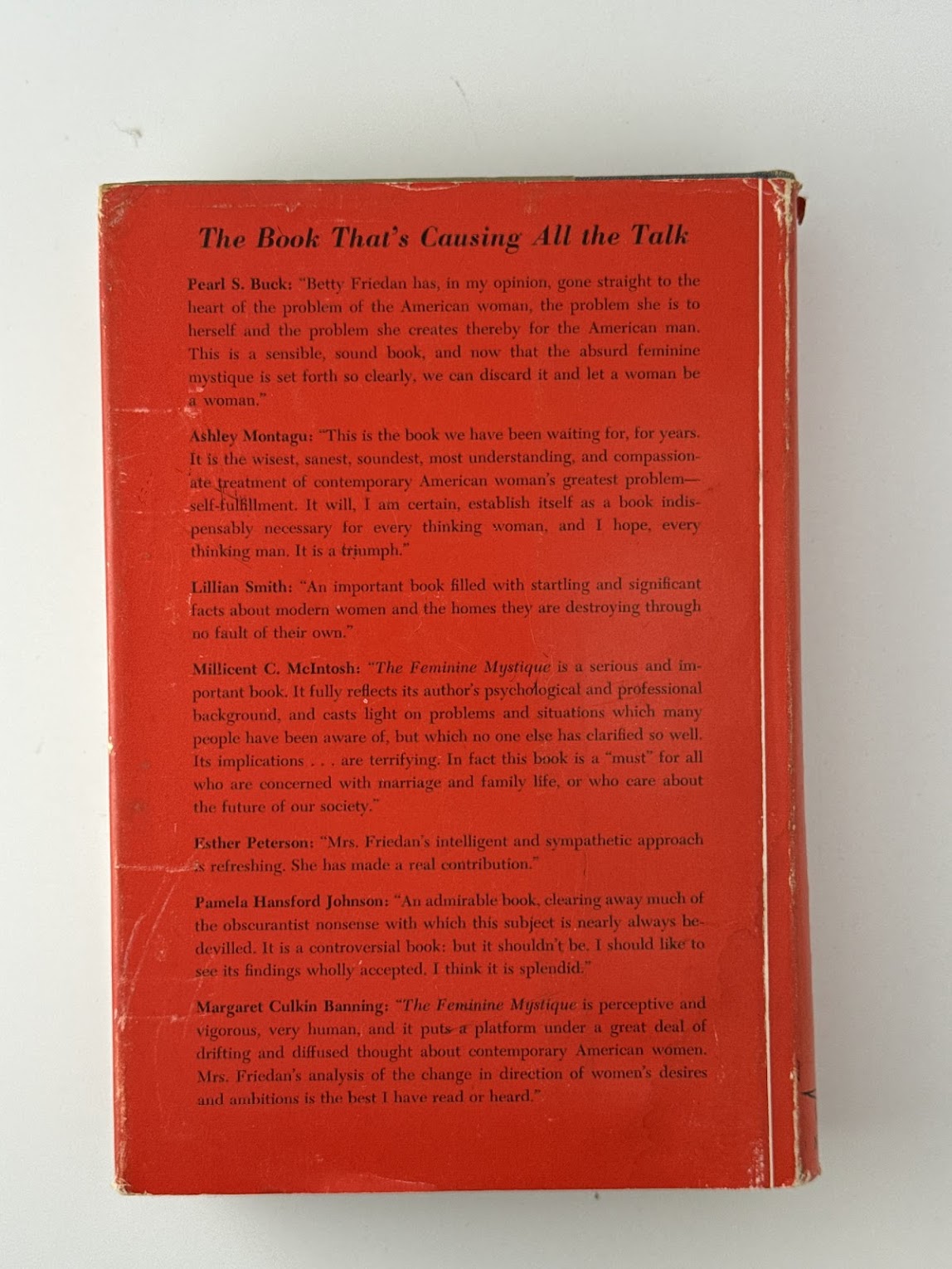 The Feminine Mystique by Betty Friedan