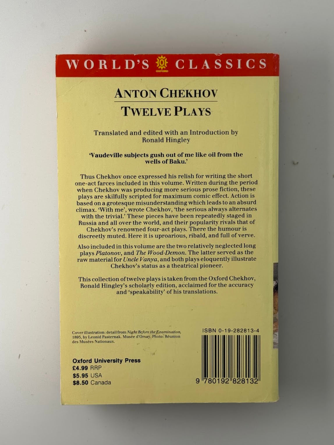 Twelve Plays by Anton Chekhov