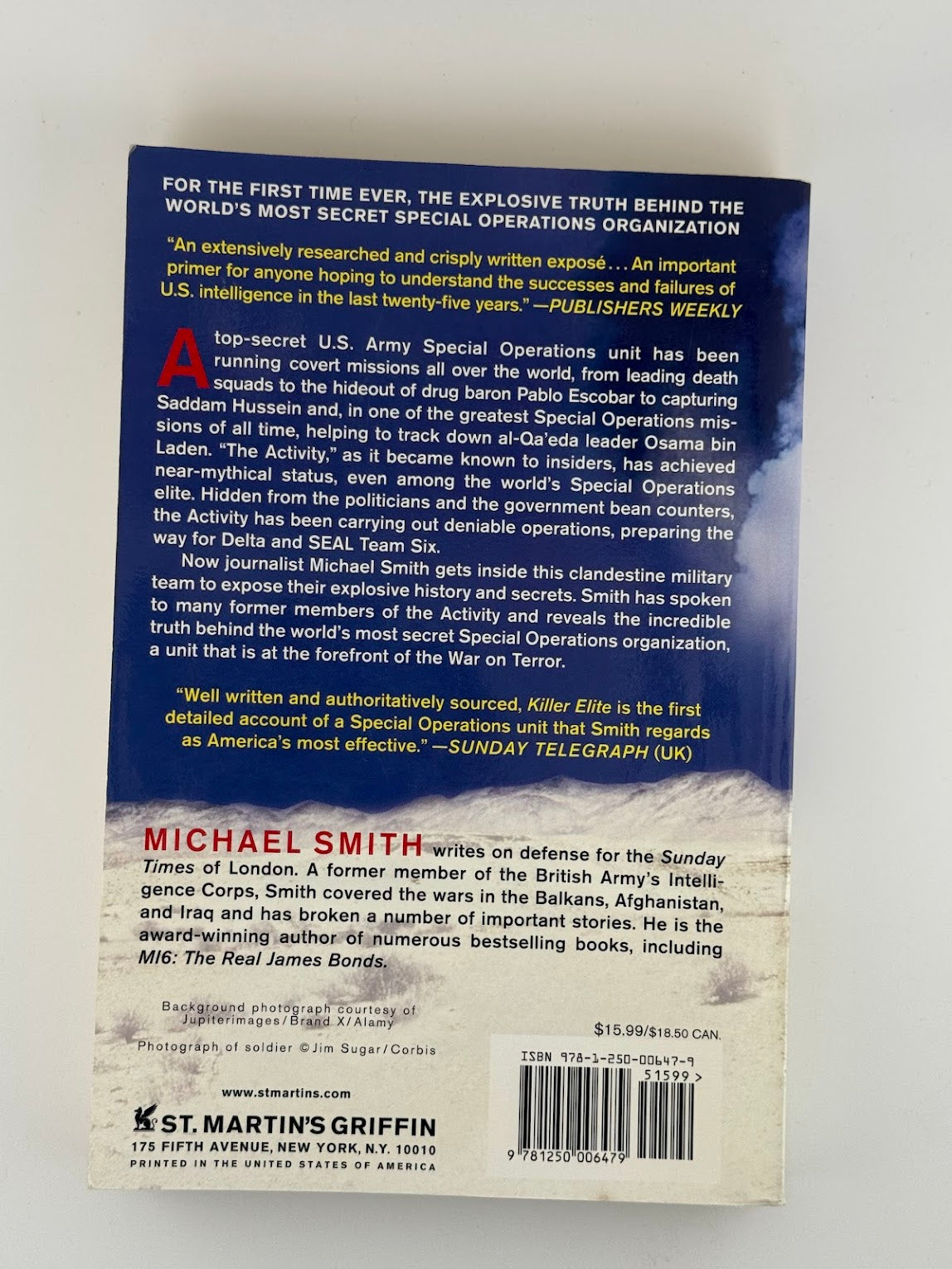 Killer Elite by Michael Smith
