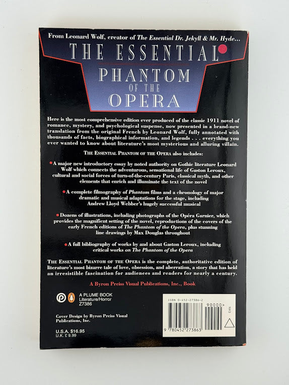 The Essential Phantom of the Opera edited Leonard Wolf