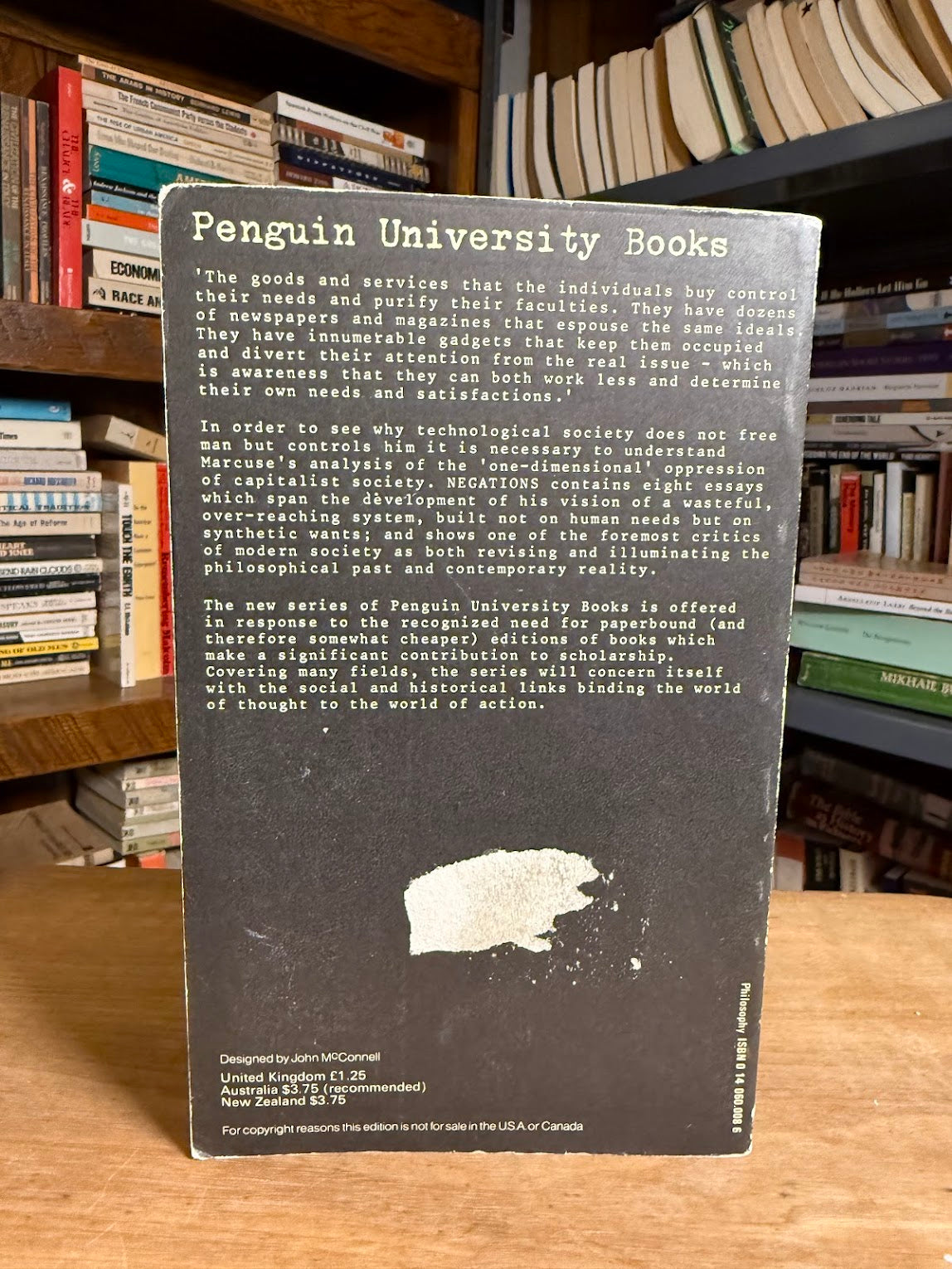 Negations by Herbert Marcuse