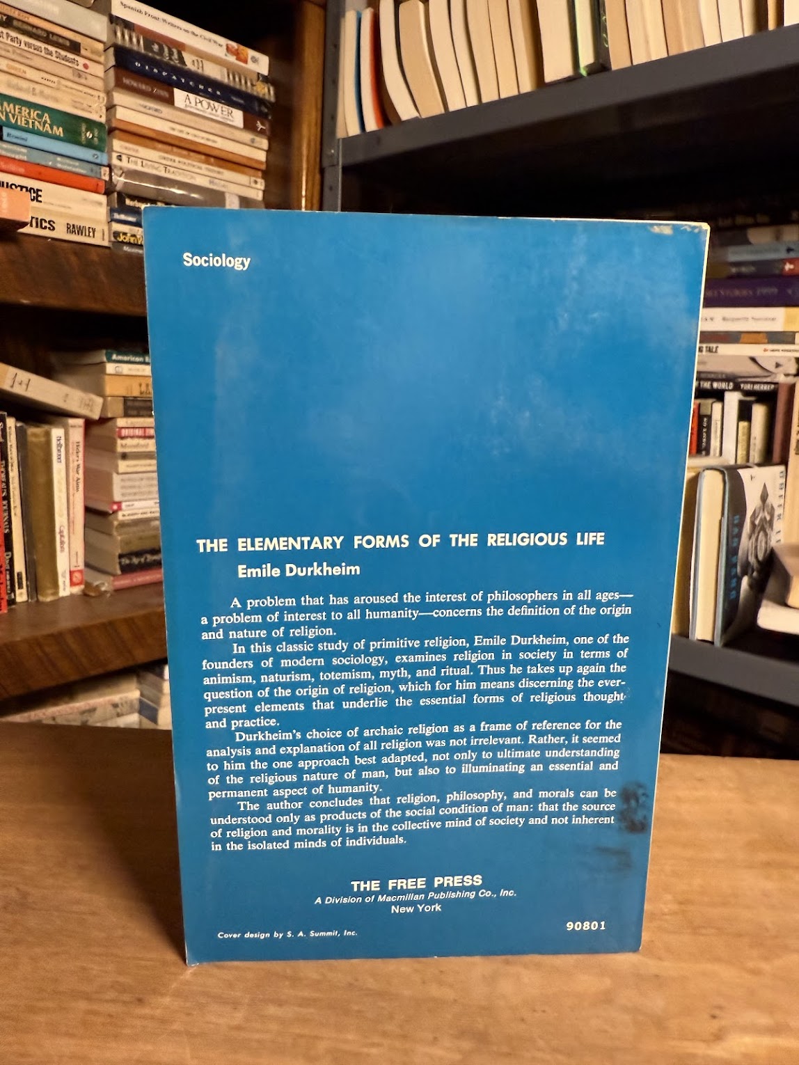 The Elementary Forms of the Religious Life by Emile Durkheim