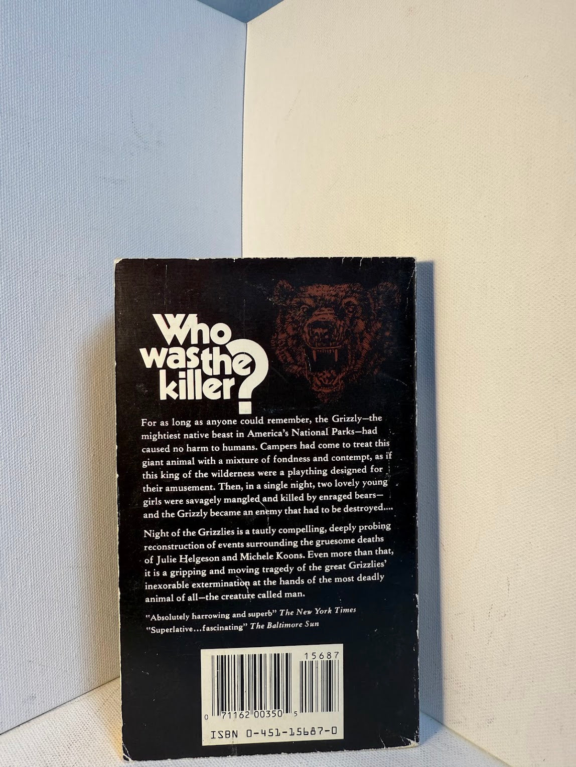 Night of the Grizzlies by Jack Olsen