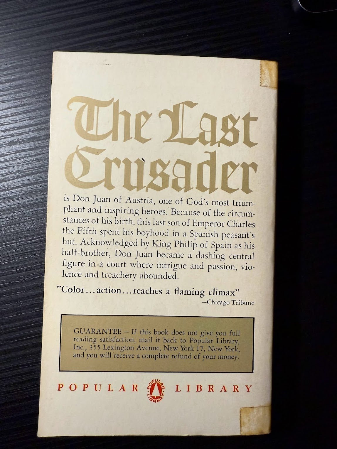 The Last Crusader by Louis de Wohl