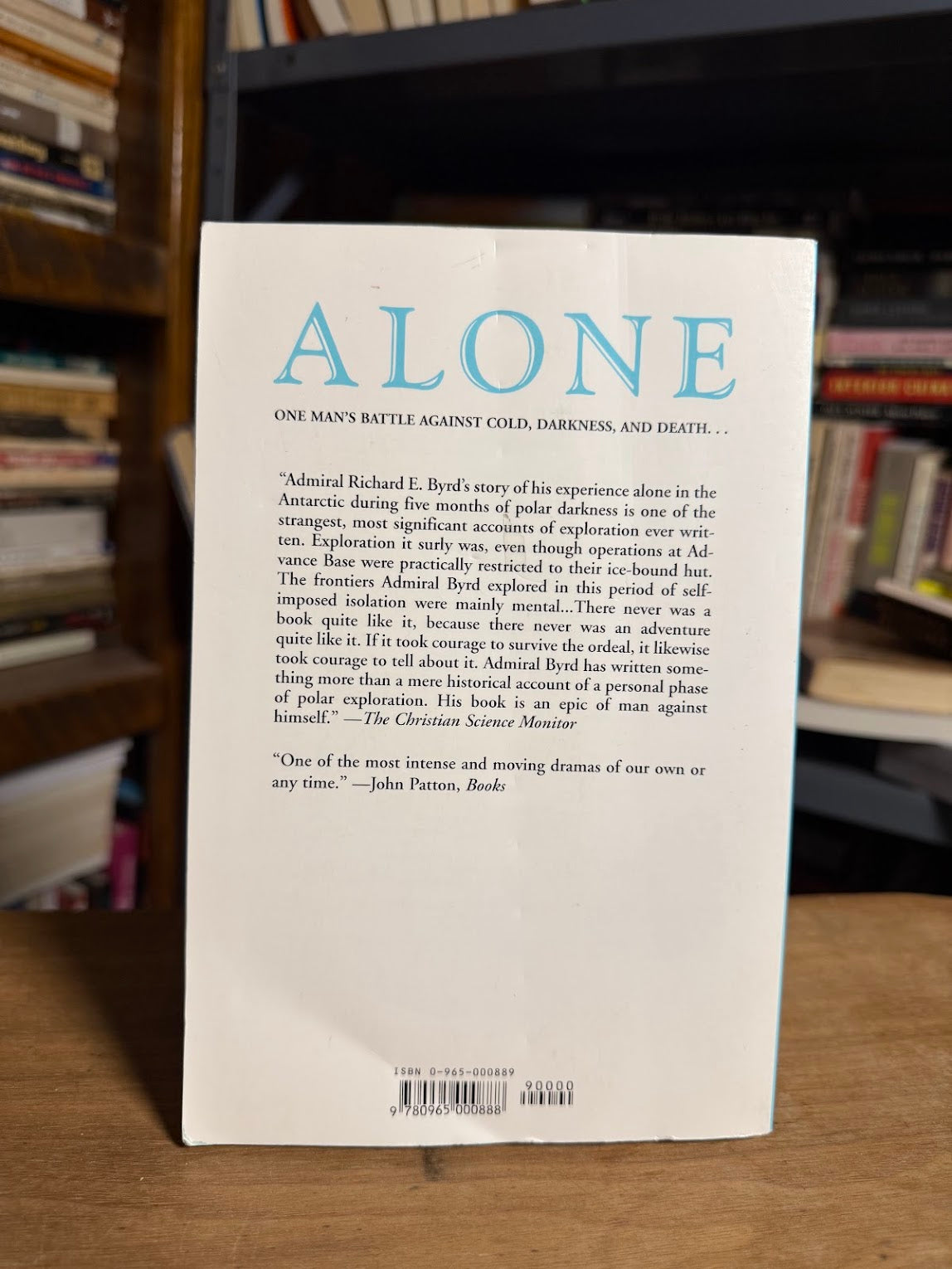 Alone by Admiral Richard E. Byrd