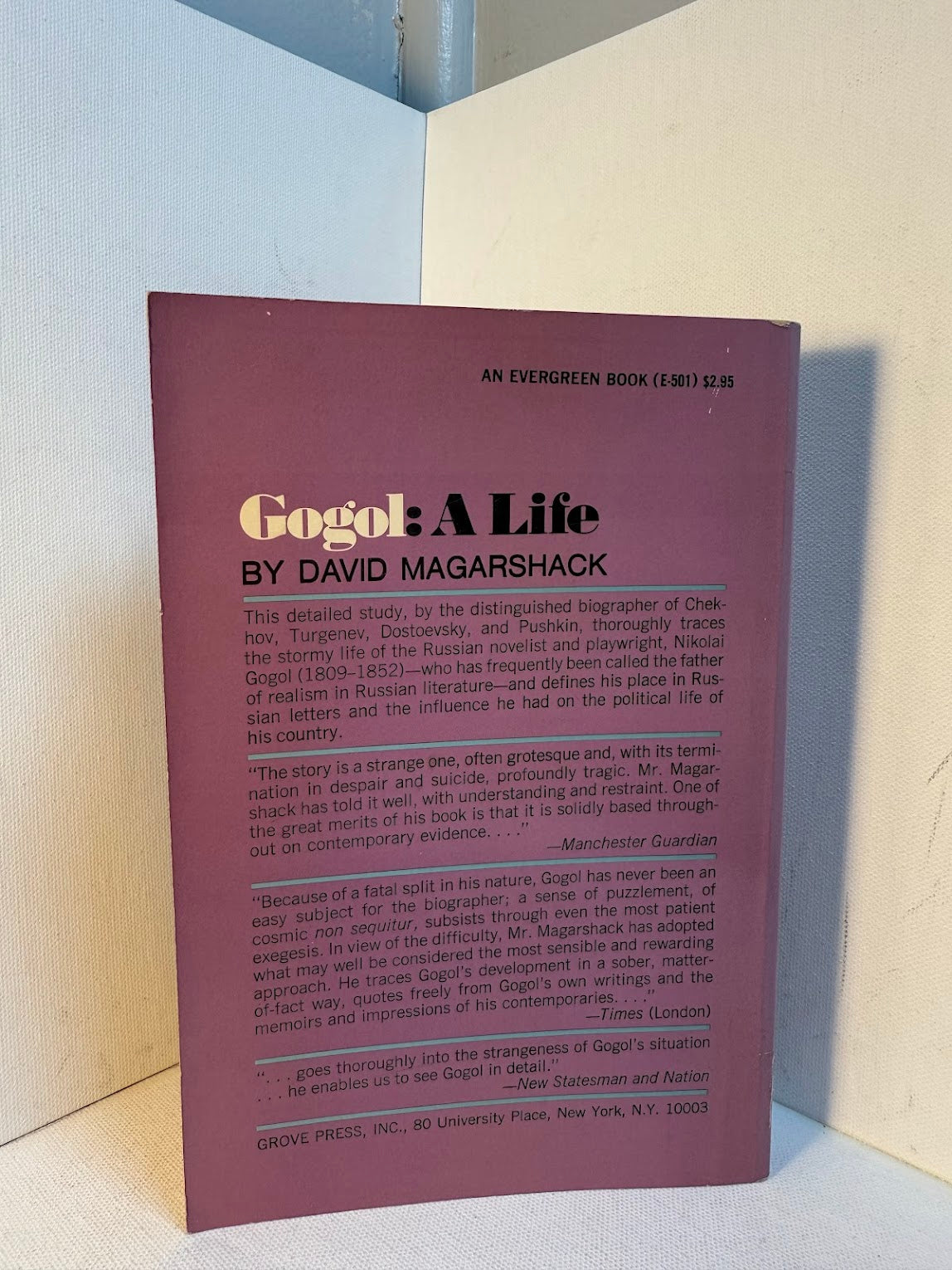 Gogol: A Life by David Magarshack