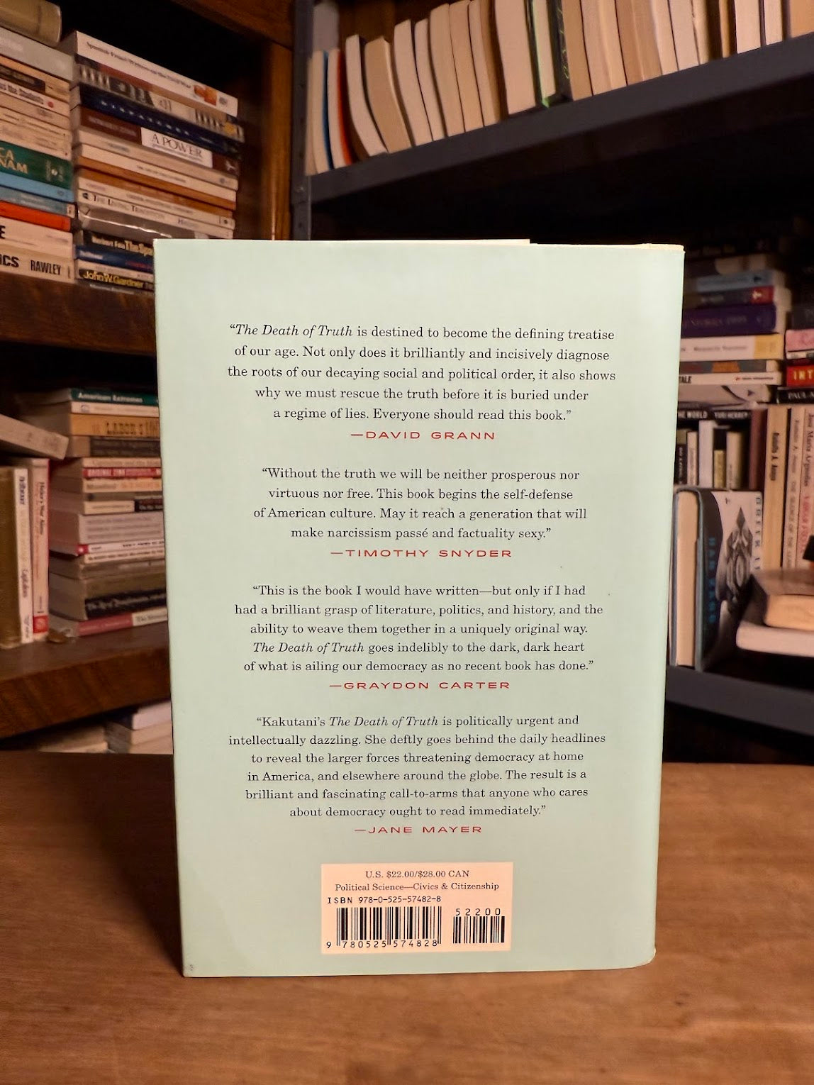 The Death of Truth by Michiko Kakutani