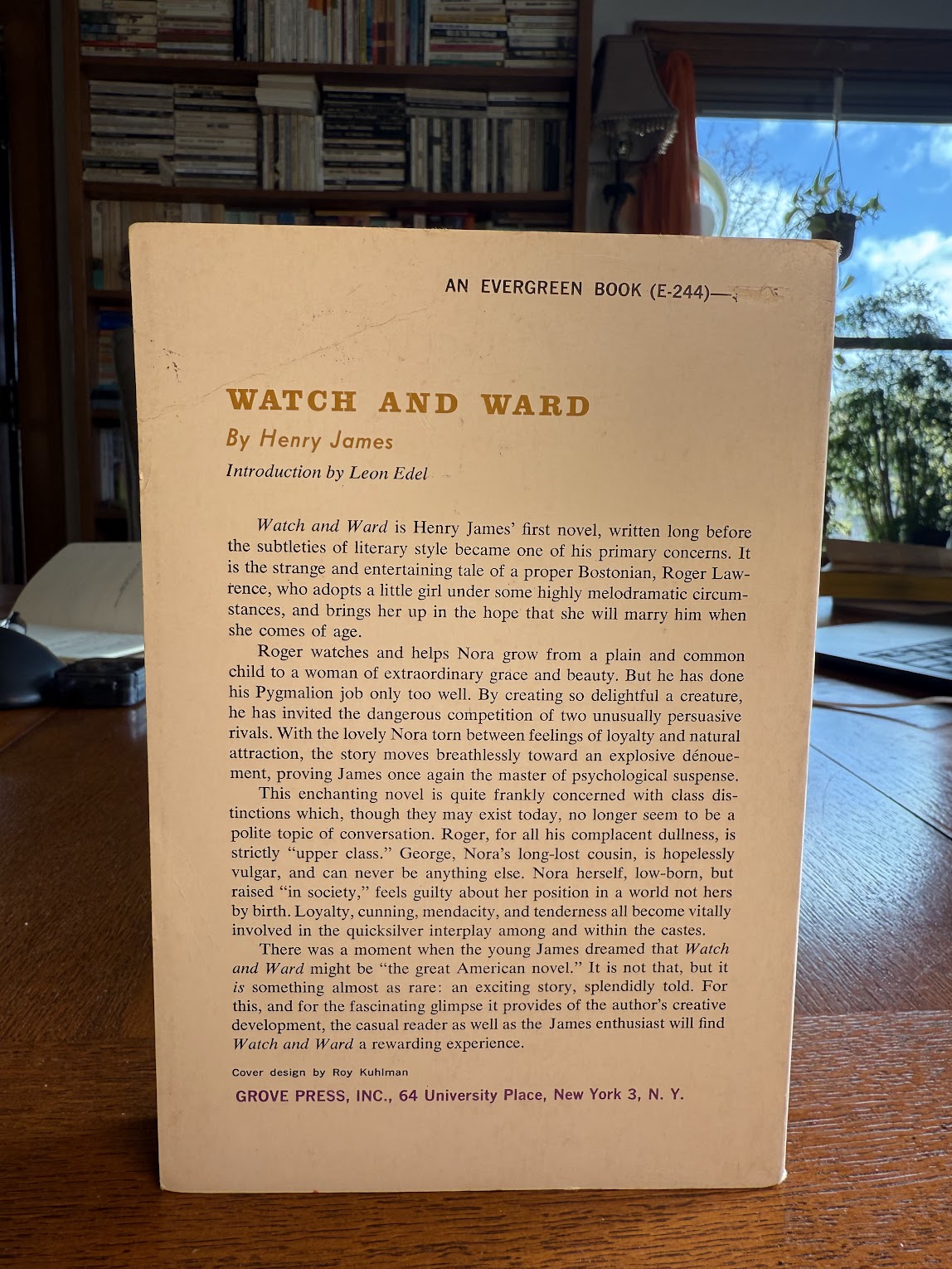 Watch and Ward by Henry James