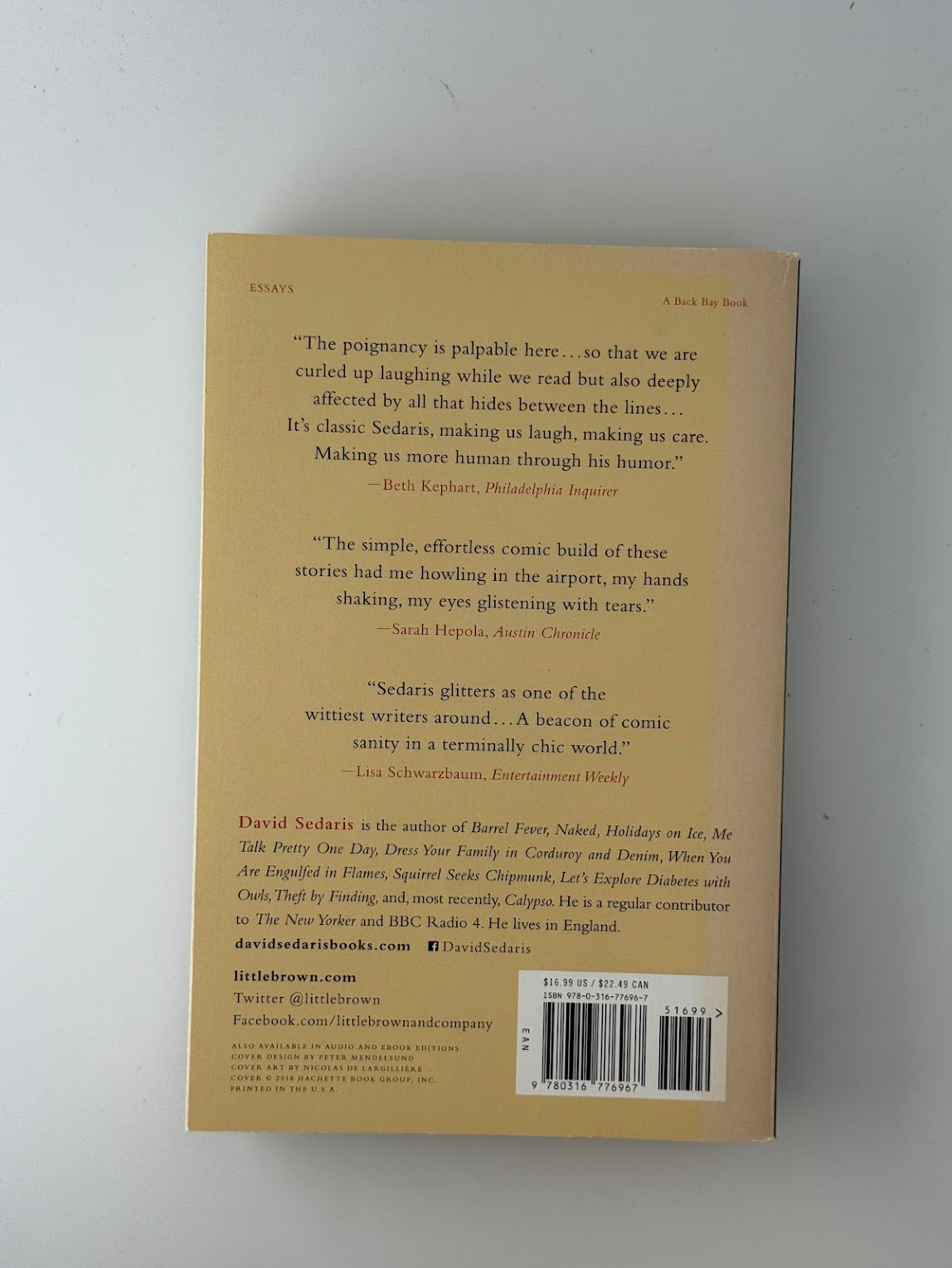 Me Talk Pretty One Day by David Sedaris