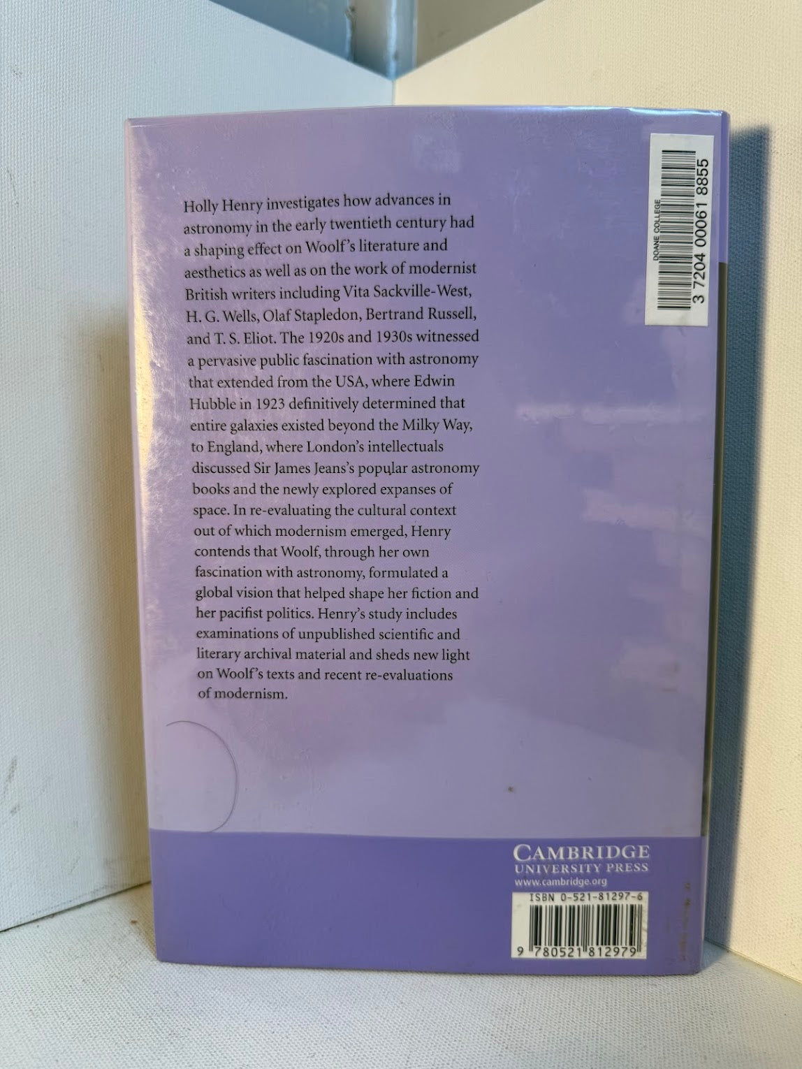 Virginia Woolf and the Discourse of Science - The Aesthetics of Astronomy by Holly Henry