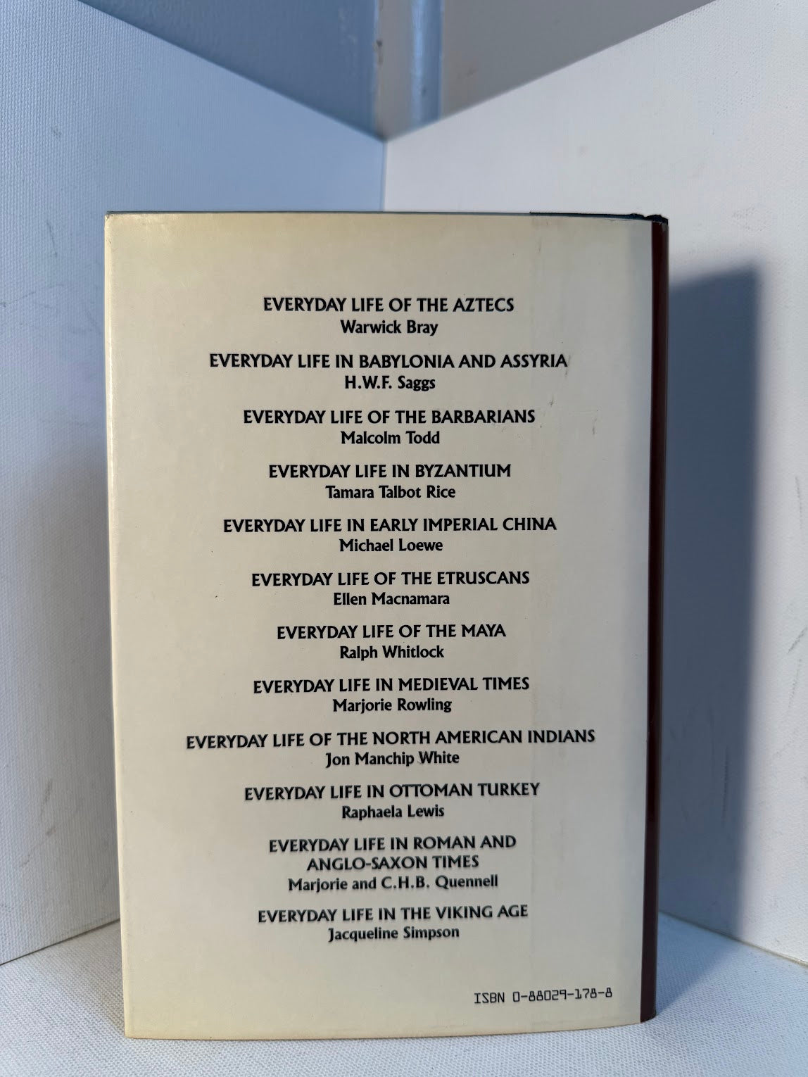 Everyday Life of the North American Indians by Jon Manchip White