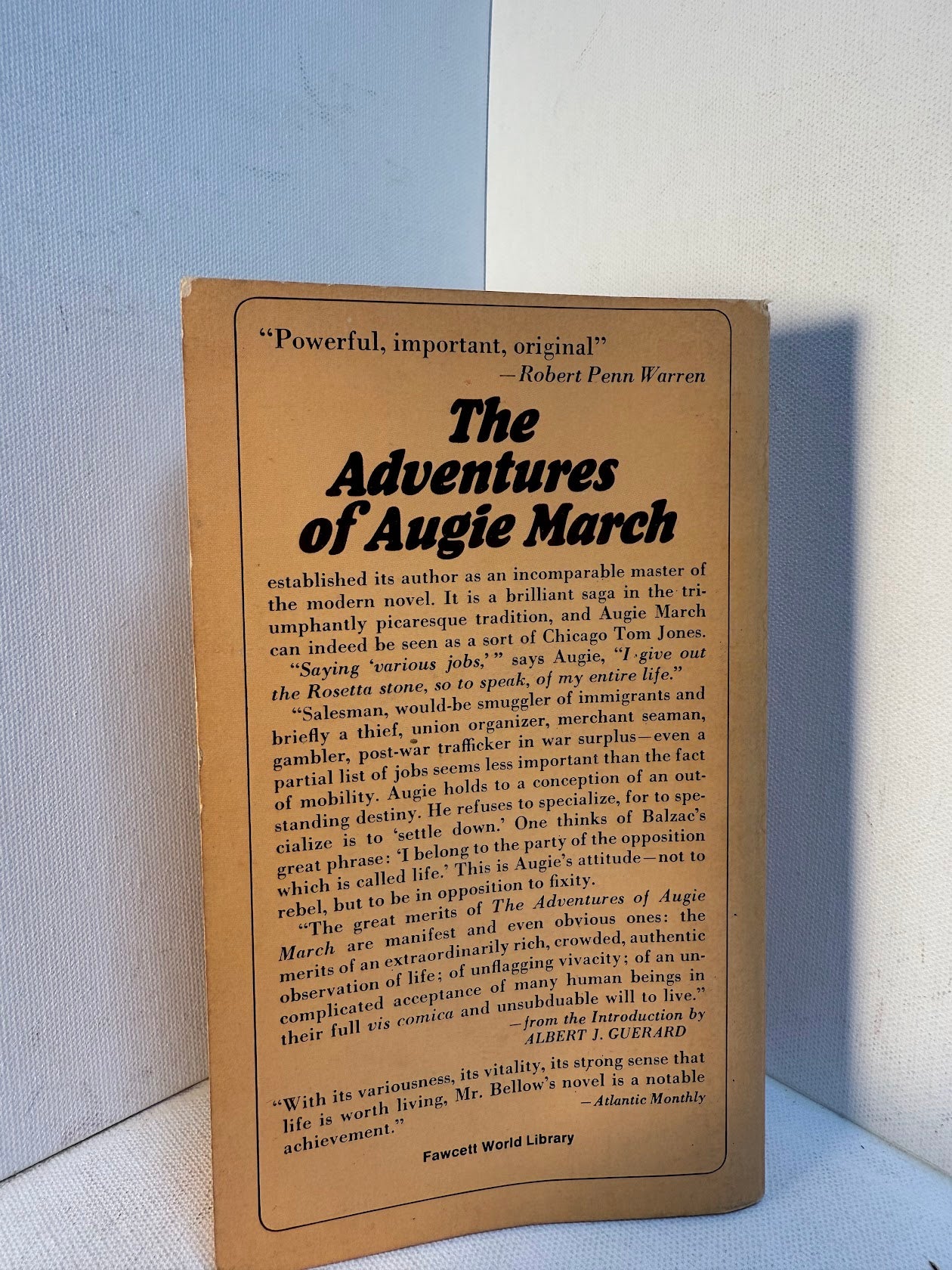 The Adventures of Augie March by Saul Bellow