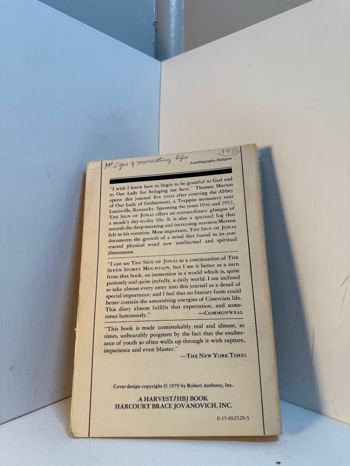 The Sign of Jonas by Thomas Merton
