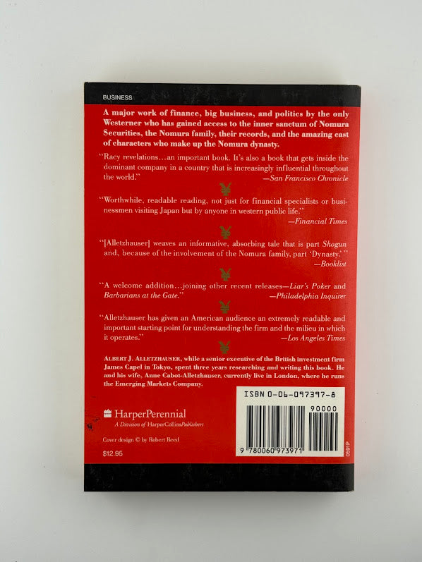 The House of Nomura by Albert J. Alletzhauser