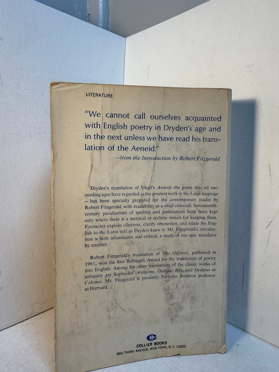 The Aeneid of Virgil translated by John Dryden
