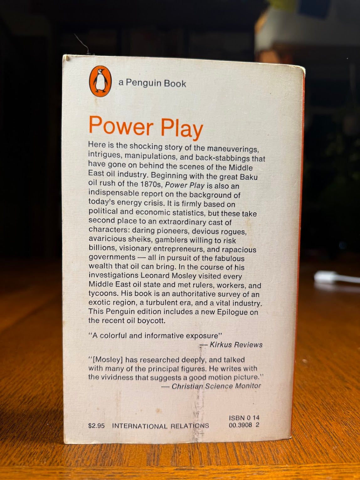 Power Play - Oil in the Middle East by Leonard Mosley