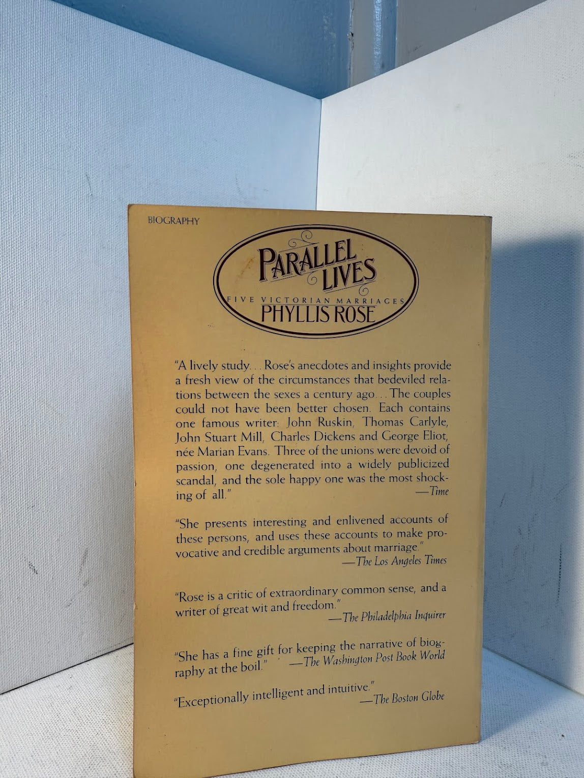 Parallel Lives by Phyllis Rose