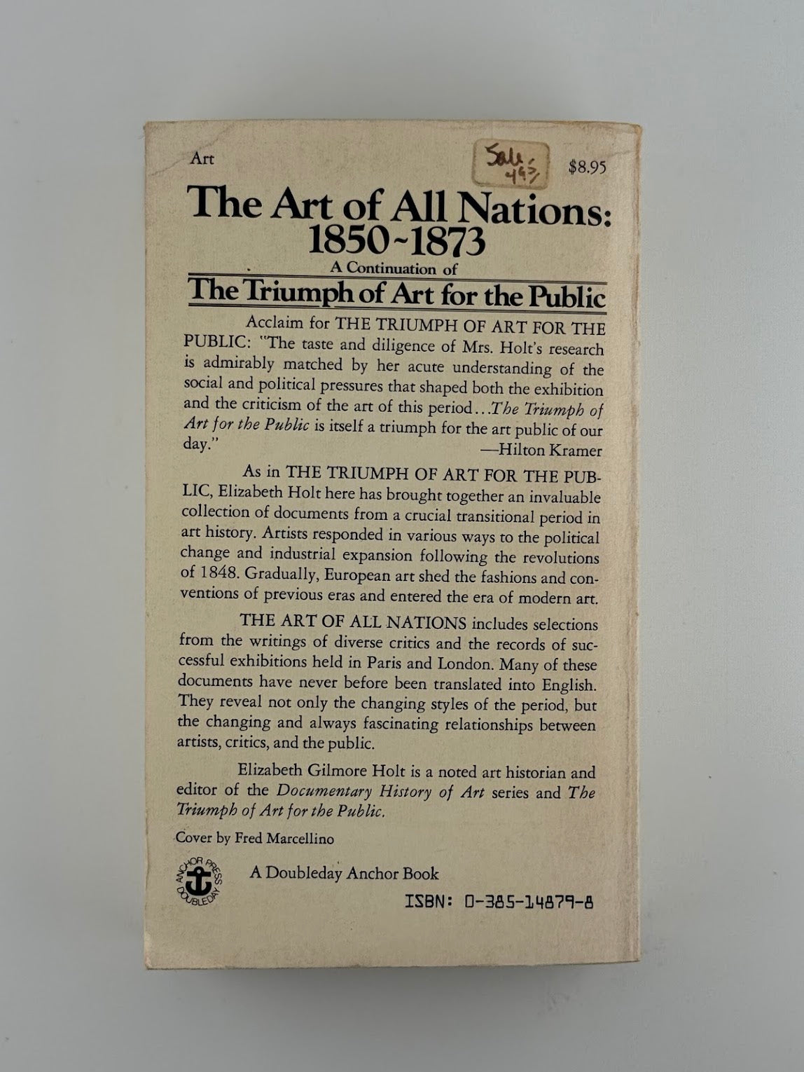 The Art of All Nations 1850-1873 by Elizabeth Gilmore Holt
