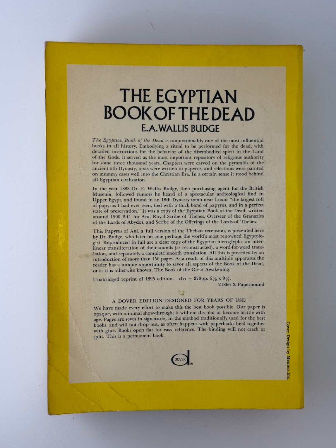 The Egyptian Book of the Dead by E.A. Wallis Budge