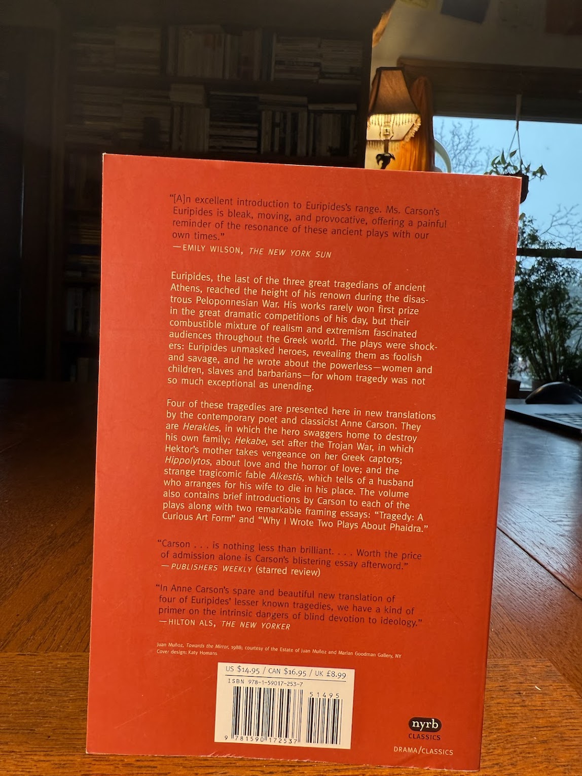 Grief Lessons by Euripides