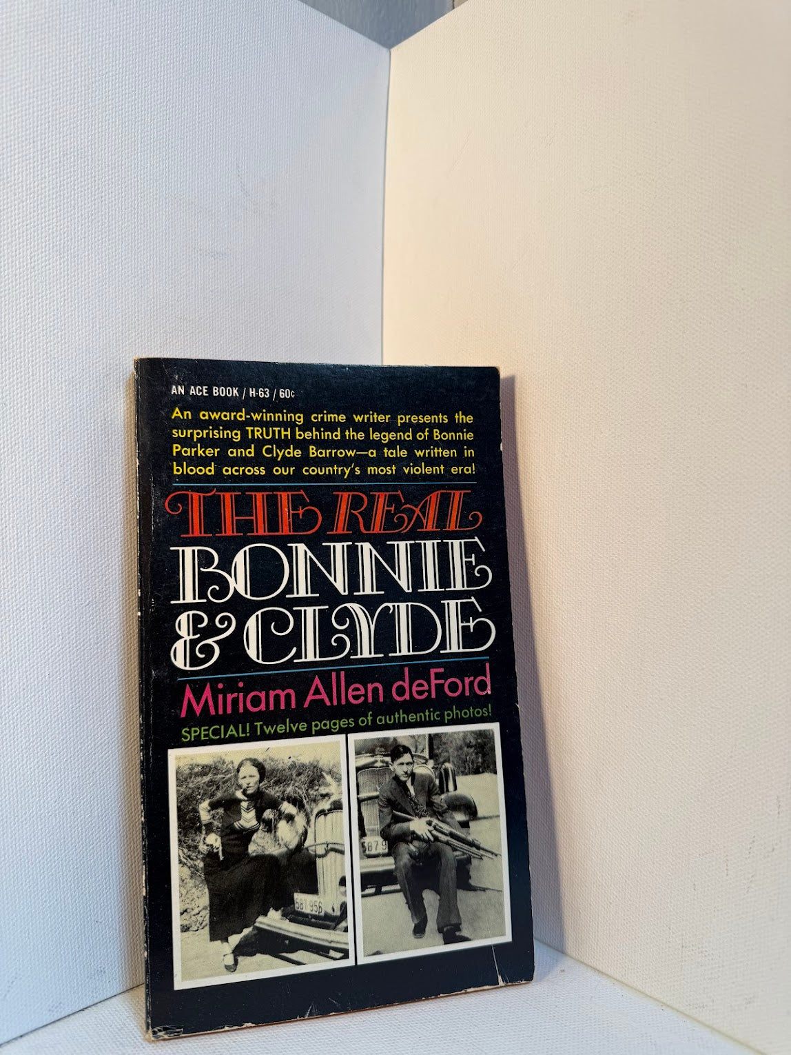 2 vintage Bonnie and Clyde books