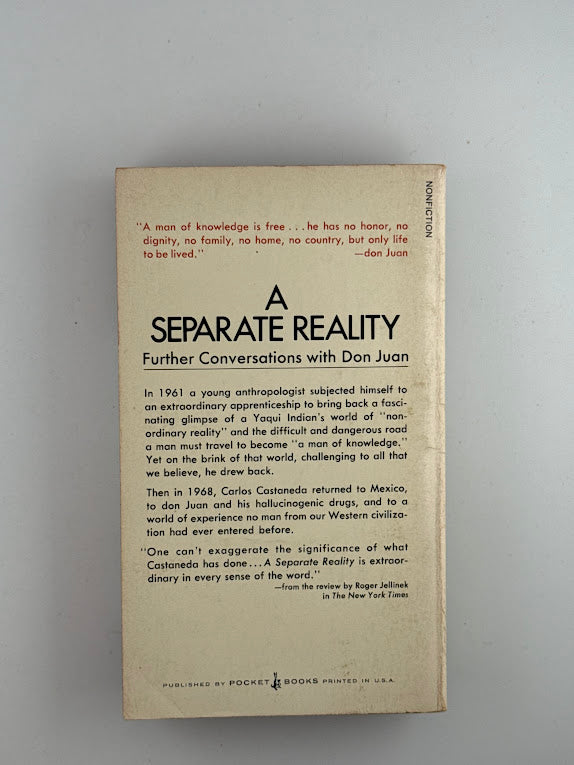 A Separate Reality by Carlos Castaneda