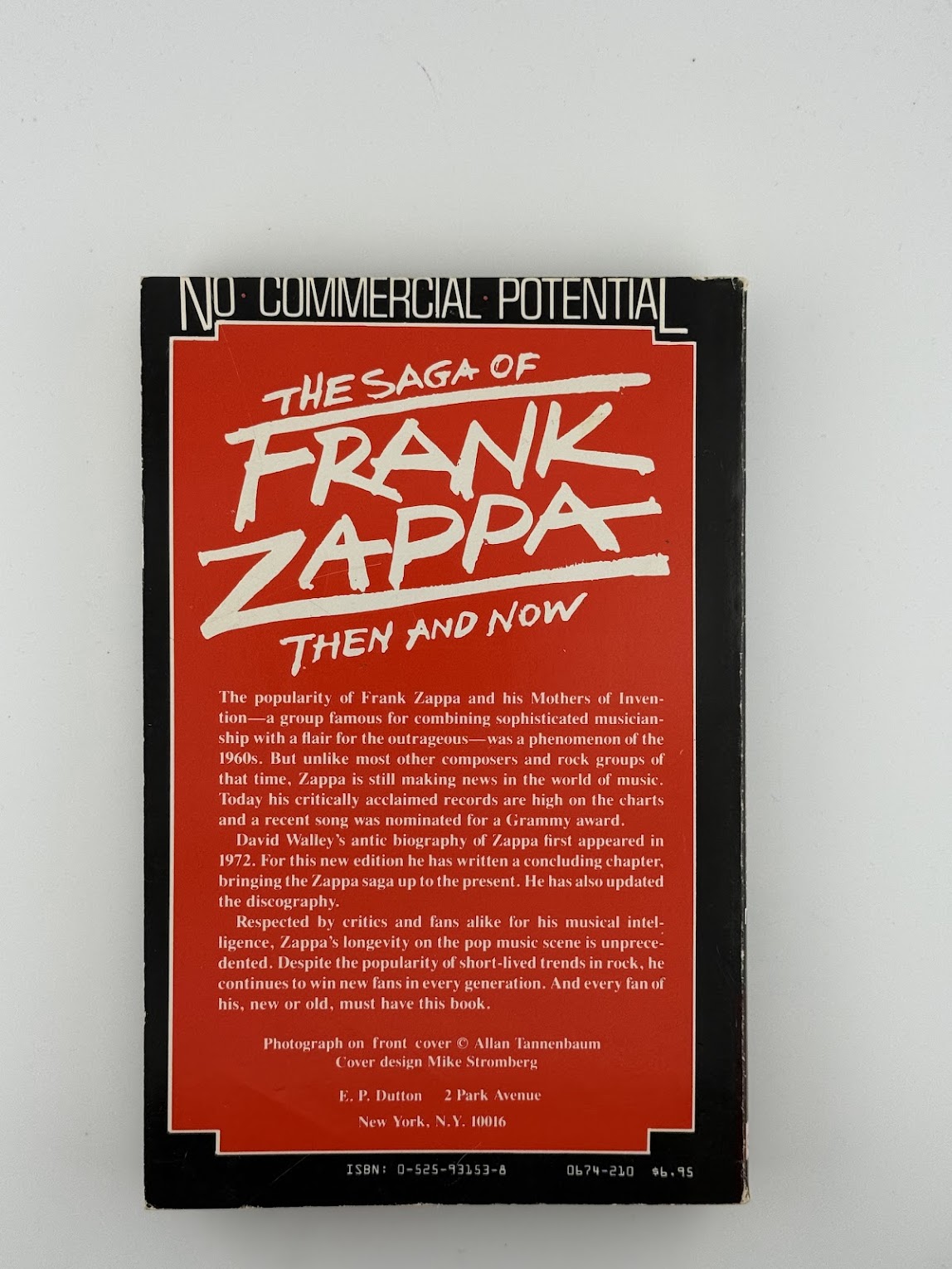 No Commercial Potential - The Saga of Frank Zappa by David Walley