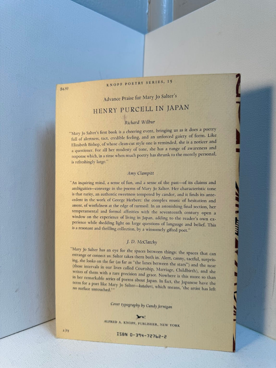 Henry Purcell in Japan by Mary Jo Salter